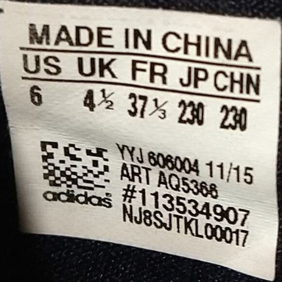 Adidas - Gymbreaker Bounce - Running Shoes - Blue/Black -Women's -6 - ART AQ5366 - Picture 9 of 9